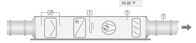 2D+ Ventilation Plant with Gray Ducts
