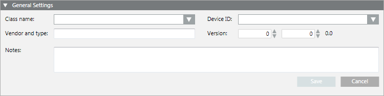WMI UPS Device: General Settings